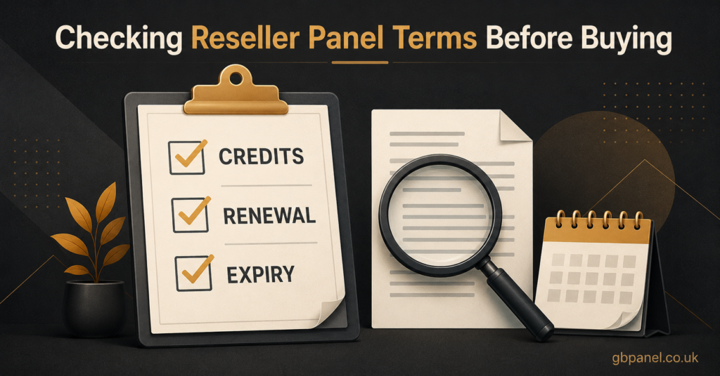 Checking Reseller Panel Terms Before Buying