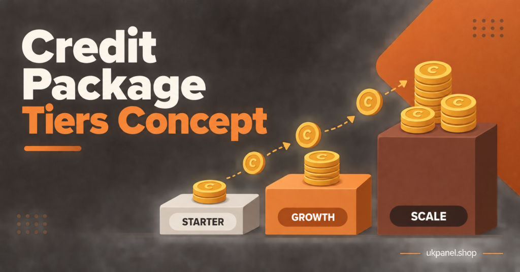 Credit Package Tiers Concept