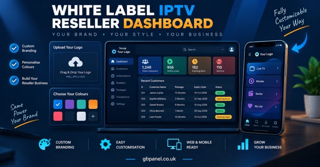 White Label Dashboard Branding Concept