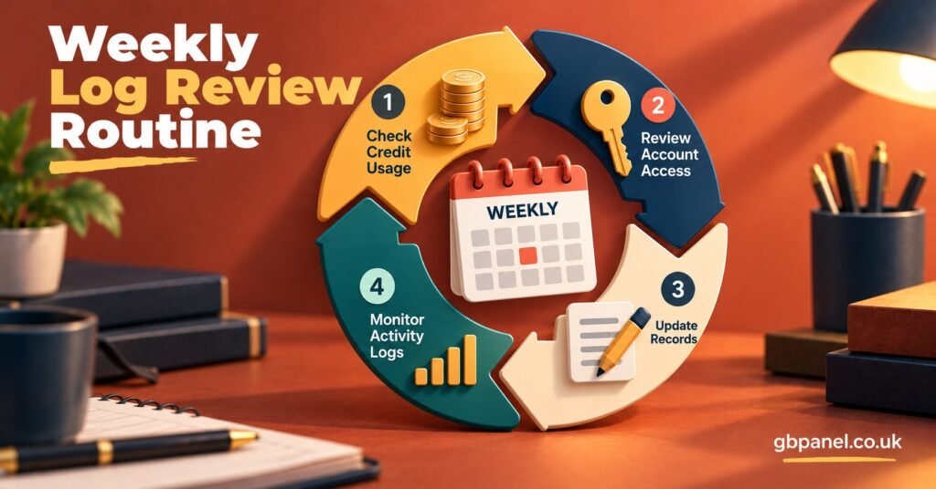 Weekly Log Review Routine