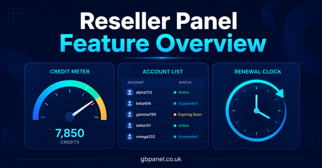 Reseller Panel Feature Overview