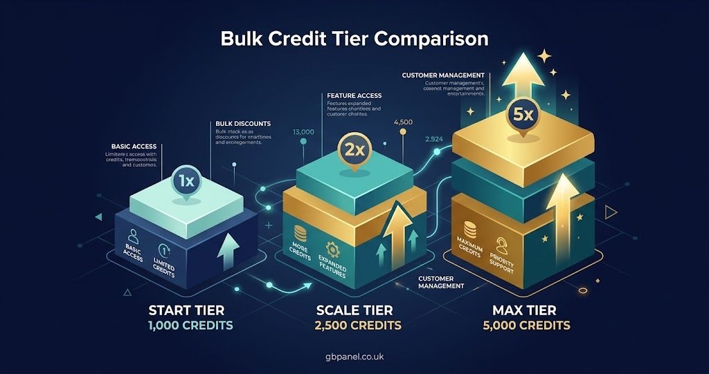 Bulk Credit Tier Comparison