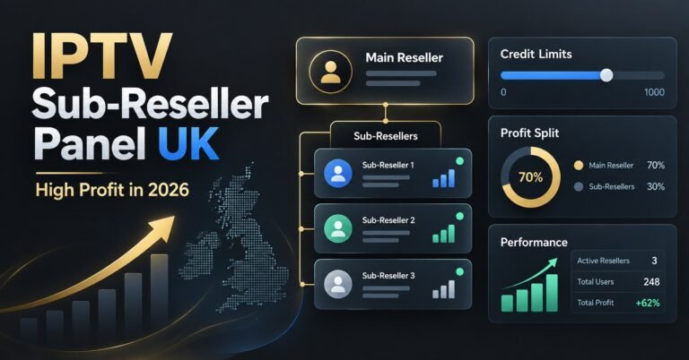 IPTV Sub-Reseller Panel UK