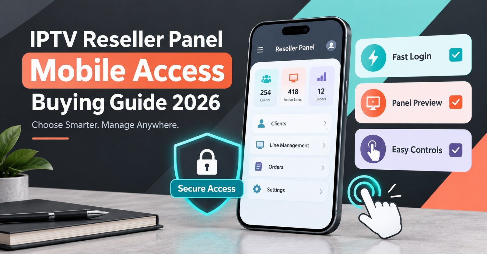 IPTV Reseller Panel Mobile Access