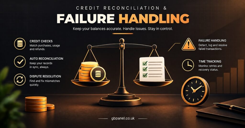 Credit Reconciliation and Failure Handling